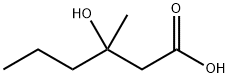 3-羟基-3-甲基己酸,58888-76-9,结构式