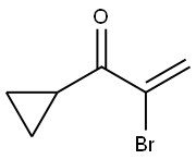 2-Propen-1-one, 2-bromo-1-cyclopropyl- (9CI) Struktur