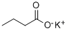 丁酸钾, 589-39-9, 结构式