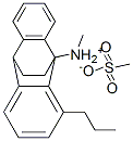 methyl(propyl-9,10-ethano-9(10H)-anthryl)ammonium methanesulphonate Structure