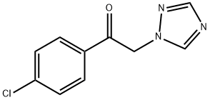 1-(4-CHLOROPHENYL)-2-(1H-1,2,4-TRIAZOLE-1-YL)-ETHANONE 化学構造式