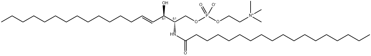 N-STEAROYL-D-SPHINGOMYELIN Struktur