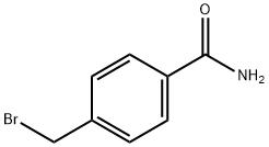 4-溴甲基苯甲酰胺, 58914-40-2, 结构式