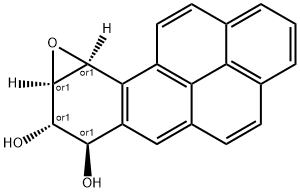 SYN-BENZO(A)PYRENEDIOLEPOXIDE Structure