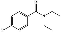 N,N-二乙基-4-溴苯甲酰胺 结构式