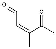 2-Pentenal, 3-methyl-4-oxo-, (Z)- (9CI) Structure