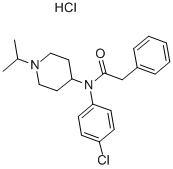 N-(4-chlorophenyl)-N-(1-isopropyl-4-piperidyl)phenylacetamide monohydrochloride price.