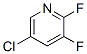 2,3-difluoro-5-chloro pyridine Structure