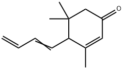 4,7,9-巨豆三烯-3-酮,5896-02-6,结构式