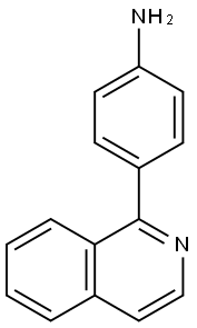 4-(异喹啉-1-基)苯胺, 58992-84-0, 结构式