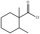 Cyclohexanecarbonyl chloride, 1,2-dimethyl- (9CI) Structure