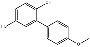 4'-methoxy[1,1'-biphenyl]-2,5-diol Struktur