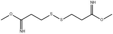 dimethyl dithiobispropionimidate Struktur