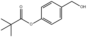 4-(HYDROXYMETHYL)PHENYL PIVALATE Struktur