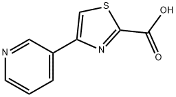 4-Pyridin-3-yl-1,3-thiazole-2-carboxylic acid,59020-46-1,结构式