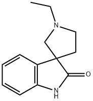1'-Ethylspiro[indoline-3,3'-pyrrolidin]-2-one,59022-46-7,结构式