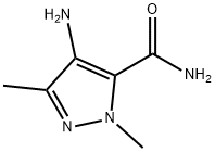 4-AMINO-N,3-DIMETHYL-1H-PYRAZOLE-5-CARBOXAMIDE Struktur