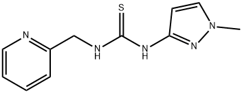 Thiourea, N-(1-methyl-1H-pyrazol-3-yl)-N-(2-pyridinylmethyl)- (9CI) Structure