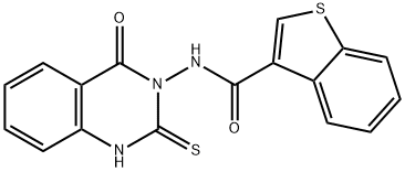 Benzo[b]thiophene-3-carboxamide, N-(1,4-dihydro-4-oxo-2-thioxo-3(2H)-quinazolinyl)- (9CI)|