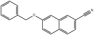 7-(BENZYLOXY)-2-NAPHTHONITRILE 结构式