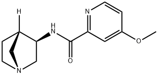 2-Pyridinecarboxamide,N-(1R,3R,4S)-1-azabicyclo[2.2.1]hept-3-yl-4-methoxy-,590370-53-9,结构式