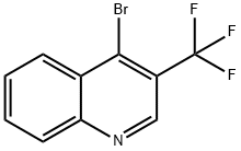 4-ブロモ-3-(トリフルオロメチル)キノリン 化学構造式