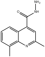 4-Quinolinecarboxylicacid,2,8-dimethyl-,hydrazide(9CI) Struktur