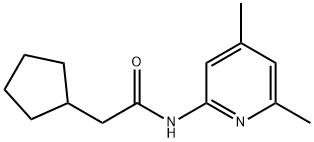 590376-77-5 Cyclopentaneacetamide, N-(4,6-dimethyl-2-pyridinyl)- (9CI)