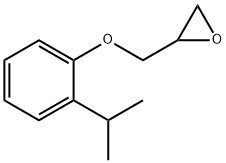 2-[2-(丙-2-基)苯氧基甲基]环氧乙烷,5904-89-2,结构式