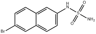 Sulfamide, (6-bromo-2-naphthalenyl)- (9CI) Structure