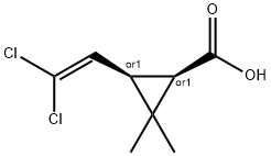 (±)顺式二氯菊酸, 59042-49-8, 结构式