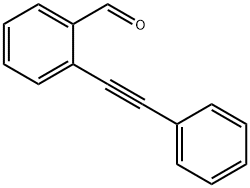 2-(フェニルエチニル)ベンズアルデヒド 化学構造式