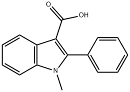 1-METHYL-2-PHENYL-1H-INDOLE-3-CARBOXYLIC ACID Struktur