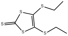 4,5-BIS(ETHYLTHIO)-1,3-DITHIOLE-2-THIONE 化学構造式