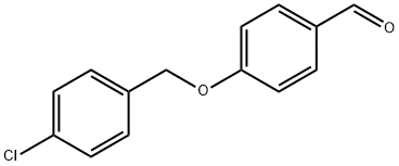 4-[(4-クロロベンジル)オキシ]ベンズアルデヒド 化学構造式