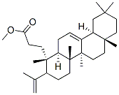 3,4-セコオレアナ-4(23),12-ジエン-3-酸メチル 化学構造式