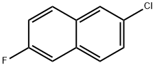 2-chloro-6-fluoronaphthalene,59079-71-9,结构式