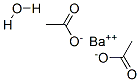 Barium acetate monohydrate.|