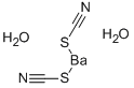 チオシアン酸バリウム・２水和物  化学構造式