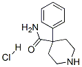 4-phenylpiperidine-4-carboxamide monohydrochloride Structure