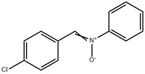 α-(4-クロロフェニル)-N-(フェニル)メタンイミンN-オキシド 化学構造式