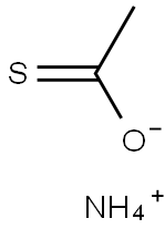 エタンチオ酸アンモニウム 化学構造式