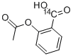 ACETYLSALICYLIC ACID, [CARBOXYL-14C],59096-14-9,结构式