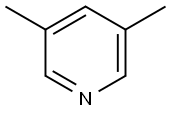 3,5-二甲基吡啶,591-22-0,结构式