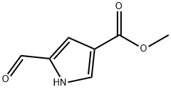 Methyl 5-formylpyrrole-3-carboxylate,5910-05-4,结构式