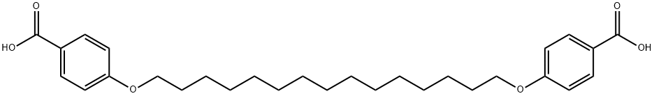 4,4'-Pentadecanediyldioxydibenzoic acid,59101-07-4,结构式
