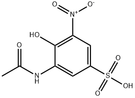 3-(ACETYLAMINO)-4-HYDROXY-5-NITROBENZEN& Structure