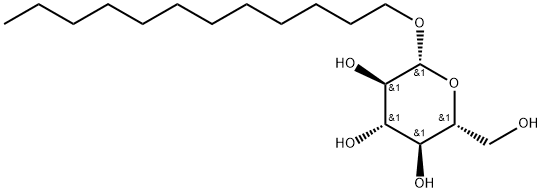 N-DODECYL-BETA-D-GLUCOPYRANOSIDE Struktur