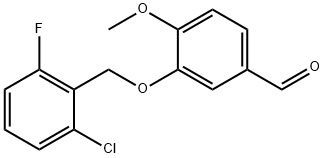 3-[(2-CHLORO-6-FLUOROBENZYL)OXY]-4-METHOXYBENZALDEHYDE