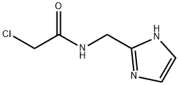 Acetamide,  2-chloro-N-(1H-imidazol-2-ylmethyl)- Structure